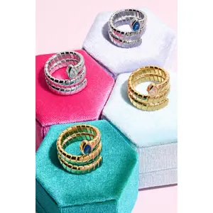 Coiled Snake Stacking Ring