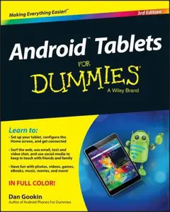 USED-Android Tablets For Dummies by Dan Gookin (Paperback)