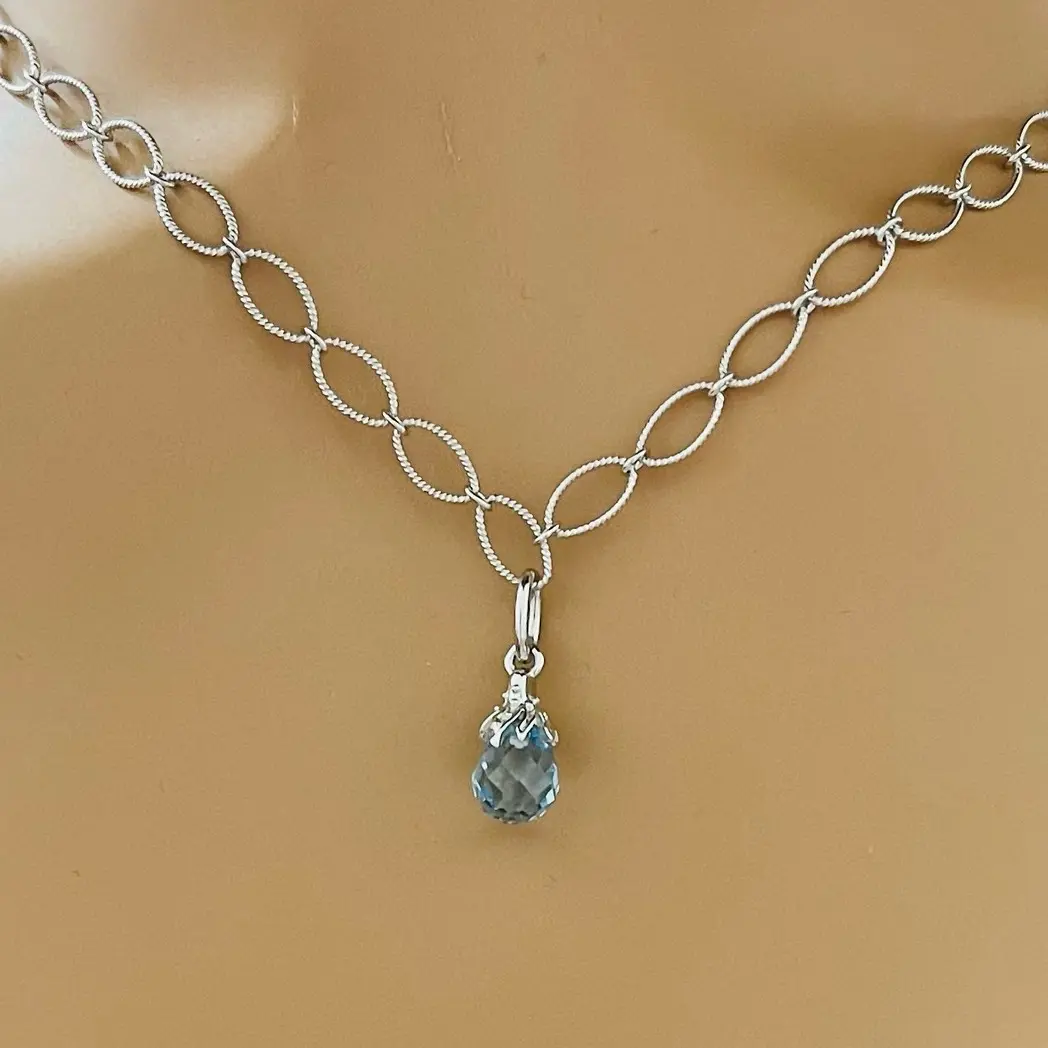 Ace Collection Silver Delicate Piece Necklace