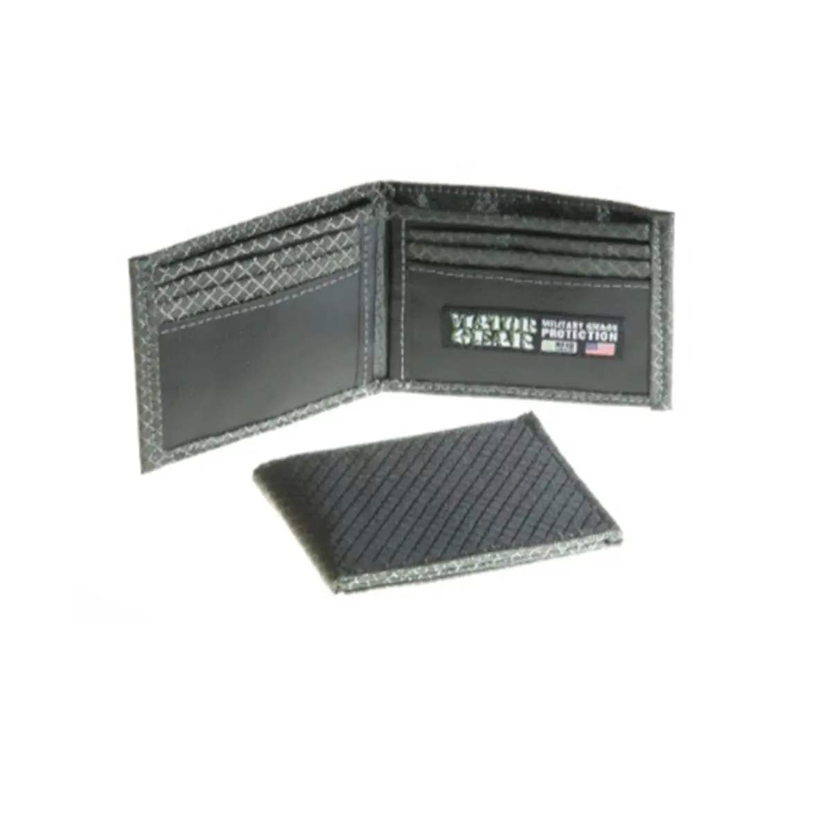 212 MAIN Men's RFID Blocking Bifold Wallet - Military-Grade RFID Protection, Super-Thin Low-Profile Slim Nylon Weave, USA-Made Titanium Construction, Double-Stitch, Horizontal/Vertical Design, Compartmental Travel Wallet, Rfid Blocking Wallet, Compartment