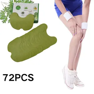 Original Herbal Knee Patch - Plaster for Knee Support & Muscle Pain - Maximum Strength for a Temporary Relief - Adhesive Heat Patches Made with Natural Herbs Healthcare Aid Kit