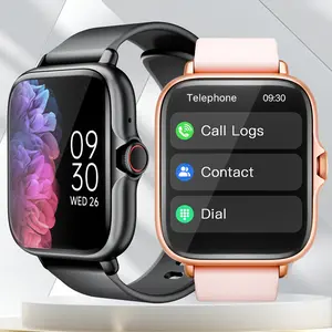 smart watch with a 1.83-inch full touchscreen display; supports message notifications and call answering, along with step tracking for fitness activities. Compatible with iPhone and Android phones; unisex fitness smartwatch/smart band. handle watch 2026 t