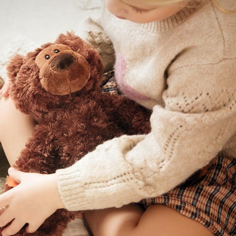 GUND Forever Friends Promise: Philbin Classic Teddy Bear, Premium Stuffed Animal for Ages 1 and Up, Chocolate Brown, 12”