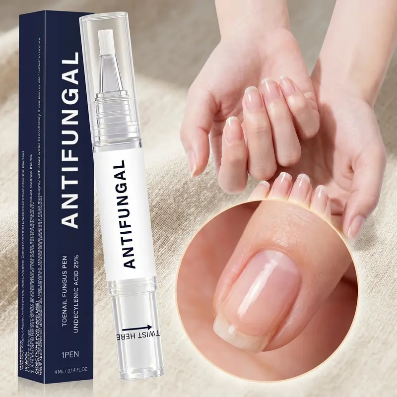 Nail Repair Pen - Nail Strengthener & Nail Care Treatment for Damaged, Discolored & Thick Nails | Easy Brush Applicator, Nail Renewal Serum Fungus Eliminator Fungus Gel