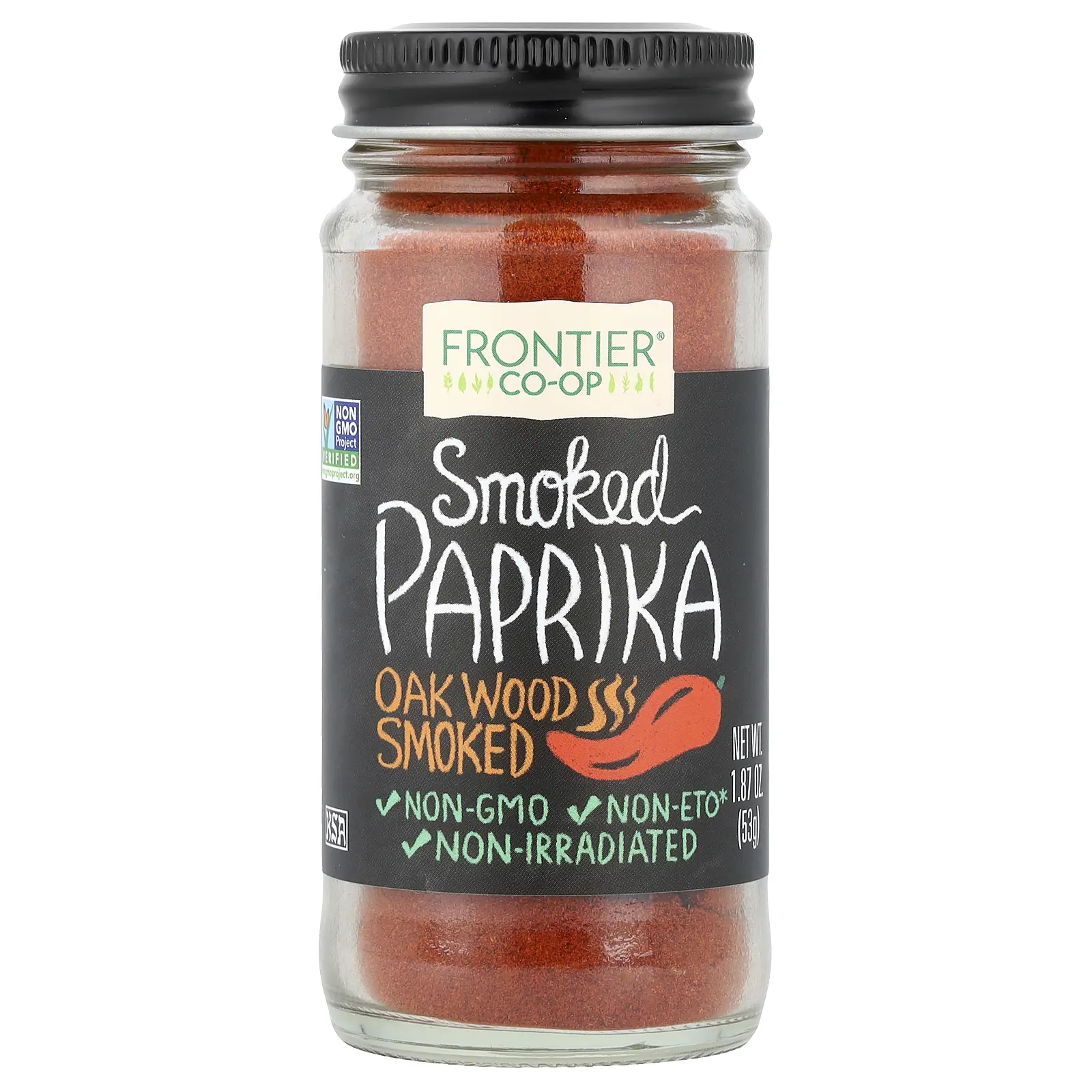 Frontier Co-op Smoked Paprika, Oak Wood Smoked, 1.87 oz (53 g) Frontier Co-op Smoked Paprika, Oak Wood Smoked, 1.87 oz (53 g)