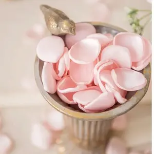 100/200pcs Rose Petals, Silk Flower Petals, Wedding Aisle Decor, Flower Girl Basket, Dining Table Centerpiece, Blushing, Summer Beach