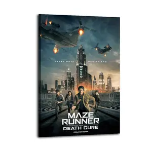 Maze Runner The Death CureArt Canvas Posters Photos Wall Decorations Canvas Printing Living Room Bedroom Decoration Wall Decoration Printing Office Aesthetic Posters