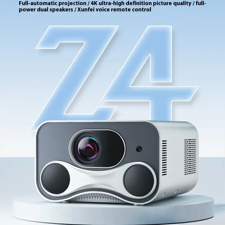 Projection,High-definition resolution, phone projection, computer projection, WiFi connection, dust-proof design, high-end and elegant, suitable for home or office use