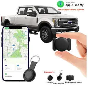 Mini GPS Tracker, iOS "Find My" Tracker (iOS Only), for Vehicles, outdoor, camping. Magnetic Waterproof Case, key locator No Monthly Fee