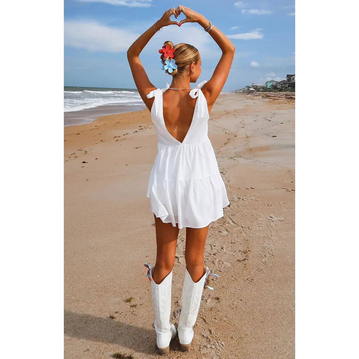 Angel Girl White Mini Dress