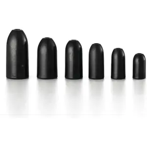 Nako Tungsten Worm Weights 10 Pack - from 1/32 oz to 1/2 oz - No Chip Black and Green Pumpkin Color, Tungsten  Weights for Bass Fishing