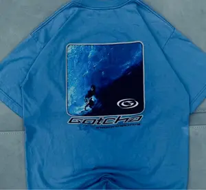 Gotcha Surfwear Menswear Vintage Blank Unisex Heavy Cotton Tee T shirt