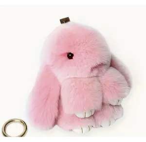 Plush Rabbit Keychain - Adorable Soft Bag Charm for Easter & Graduation Gifts - Soft Plush Material, Versatile Use for Bags, Keys, Cars, Phones