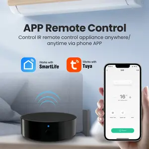 WiFi IR Remote Control Smart Home Infrared Controller, Universal Remote for Air Conditioner TV, Works with Alexa Google Home
