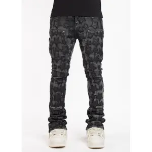 Aqua black Stars Denim (Aqua-Blue-Stars-Denim
