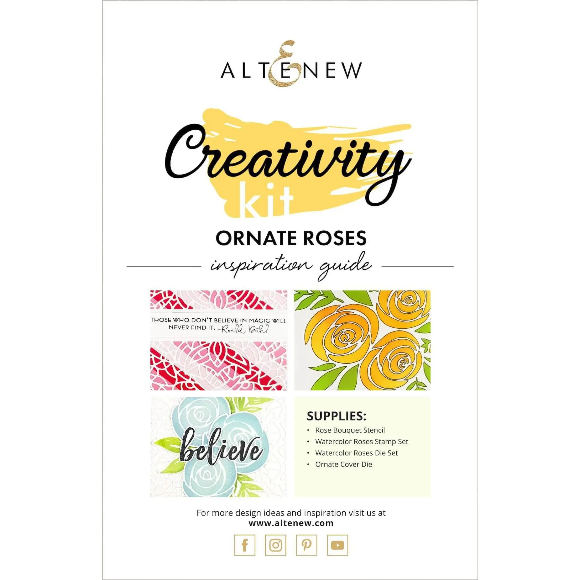 Ornate Roses Creativity Kit Inspiration Guide