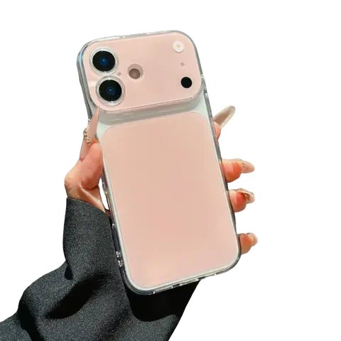 Summer Vibe Dopamine Color Block 2-in-1 Phone Case for iPhone 18Pro Max 17 Air 16Plus 15 14 13  cases, Minimalist Clear Frame Shockproof Case, Protection Durable, Shockproof Drop, Stylish Solid Color Back Phone Case for Daily Use, Designed for women.LL07