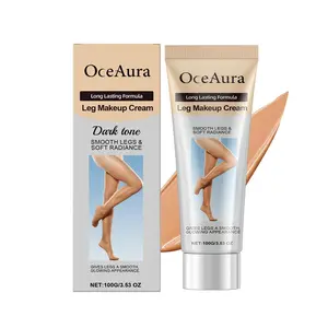 The Dark-Toned Leg Concealer Foundation Cream Is Natural And Even, Making The Leg Color Light And Not Sticky