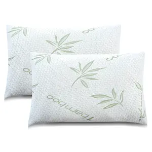 Bamboo Cooling Envelope Pillowcase, Luxuriously Soft &Breathable Pillowcase For Hot Sleepers,Bed Pillows Sets for Back, Stomach, Side Sleepers, Washable Cover,Envelope Closure