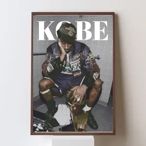 Kobe Bryant Wall Art Kobe Poster Icon Bathroom Moment Print