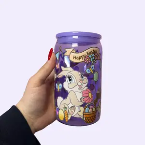 Bunny Easter Acrylic Cup, Plastic Cup, Kids Cup Happy Easter