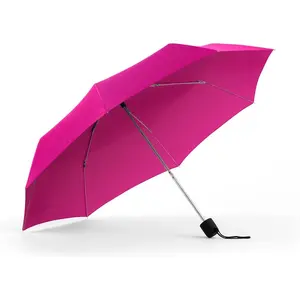 Umbrellas rain essentials manual compact hot pink one size