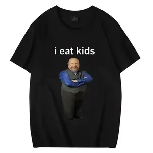 “Bertram Eats” graphic T-shirt for kids and adults (men/women), short sleeves, casual streetwear, Summer 2024, unisex, funny design, gift for women and men