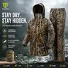 TIDEWE Rain Suit, Lightweight Waterproof Breathable Rain Coat & Pant for Outdoor Activities Working Suit Daily Wear field gear mens clothing Rainproof Full Body Cover