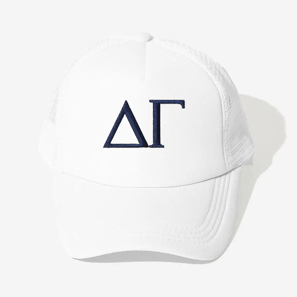 Delta Gamma Trucker Hat | White