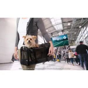 Sherpa Original Deluxe Lattice Stitch Travel Bag Pet Carrier