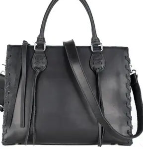 Concealed Carry Emma Leather Satchel by Lady Conceal Sale price