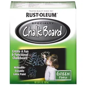 Rustoleum 1 Quart Black Chalk Board Paint 206540