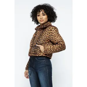 LEOPARD PUFFY JACKET