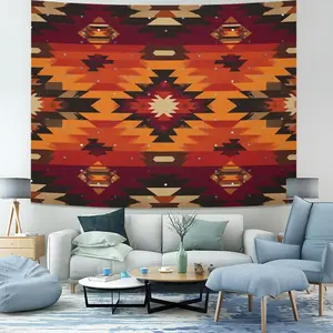 Aztec Pattern Rug, Fashion Room Flag, Unique Wall Art for Living Room & Bedroom, Soft Durable Decor for Kids & Adults, Daily Holiday Gift