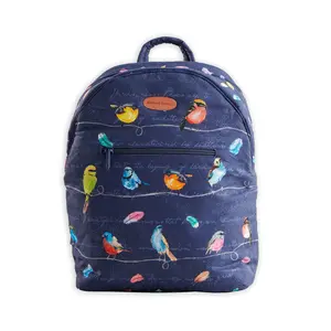 Maison d' Hermine Backpack for Women Men Cotton Shoulder Multipurpose Rucksack with Small Pouch Lightweight Multi Pocket Bag for Travel Work Perfect for Easter Gifts