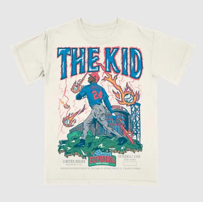 Youth and Adult Ken Griffey USA Edition Planet Euphoria Shirt, 90s Graphic Tees, Graphic Tee, Kids Clothing, Youth Clothing, Boys Clothing