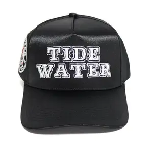 Marrow Merchandise Tidewater Giants Satin Black & Silver Snapback