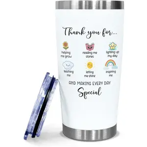 Teacher Appreciation Gifts from Student – Thank You Tumbler for Women Men Teachers – End of Year, Christmas, Birthday, Back to School Gift for Preschool, Kindergarten, Elementary Educators