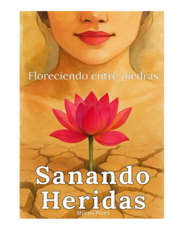 Women's Spanish Self-Help Book: Sanando Heridas, Floreciendo entre Piedras - Soft Cover Guide for Emotional Pain Healing and Life Transformation (Spanish Edition)