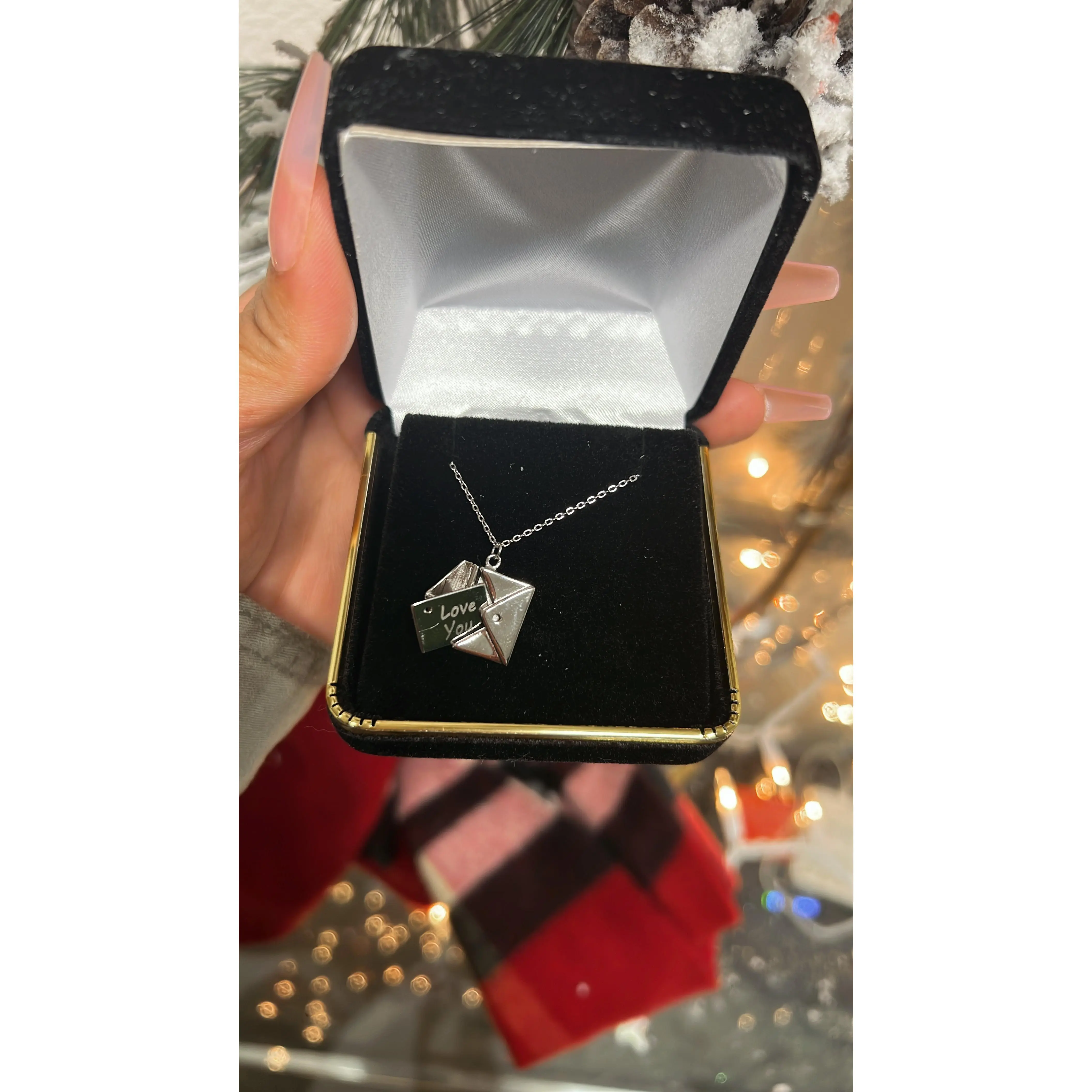 ❤️I Love You Envelope Necklace