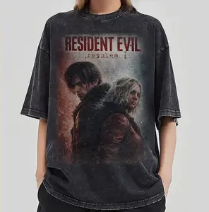Vintage Resident Evil Requiem 2026 T-Shirt, Resident Evil 9 Sweatshirt, Gift For Gamer, Umbrella Corps Horror Game Tee