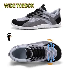 Women’s Wide Toe Box Breathable Knit Walking Shoes, Lightweight Mesh Casual Sneakers, Non-Slip Comfort Lace-Up Footwear for Daily Wear, Work, School, Travel & All-Day Comfort, Ideal for Wide Feet & Bunions Relief