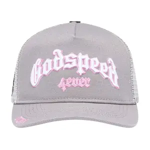 Godspeed Trucker Hat Grey Pink
