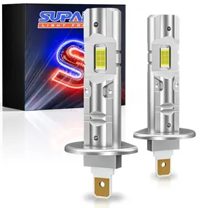SUPAREE H1 LED Headlight Bulbs 80W 20000LM Halogen Replacement low  beam  kit Ultra Bright LED Headlight Upgrade Kit