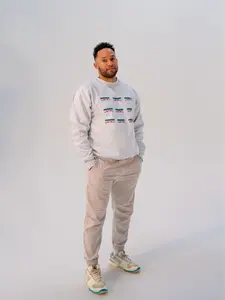 CTA Bus Array Crewneck in Ash Grey