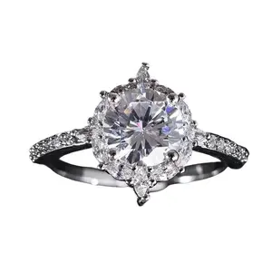 Elegant 925 Sterling Silver Engagement with Sparkling Cubic Zirconia - Perfect for Weddings & Casual Attire,'s Gift,, Bands, Jewelry