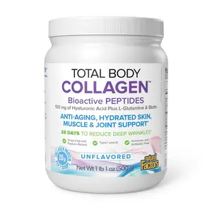 Natural Factors Total Body Collagen Bioactive Peptides Powder – Unflavored