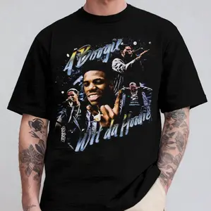 A BOOGIE WIT DA HOODIE TEE Rap Graphic T-Shirt Trendy Streetwear Tee S–5XL