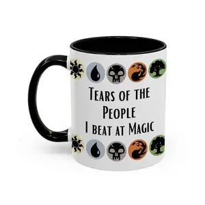 Magic ceramic mug, TCG Gift for Gamers MTG Fans Dungeons and Dragons Birthday 11oz coffee mug - scs17563