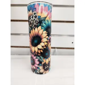 20oz Vibrant Sunflower Tumbler